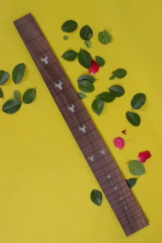 Гитарный Гриф Yinfente из Розового Дерева для Грифа Гитары на 24 Лада 25,5 дюймов с Рисунком БЫКА DIY Гитарные Запчасти Стандарт для Luthier  5
