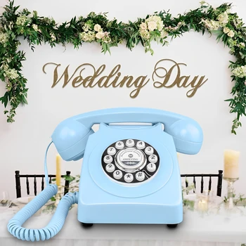 Горячая продажа Аудио Гостевая книга Телефон Классическая Свадебная гостевая книга в стиле ретро для конфессиональной свадьбы, Дня рождения  0