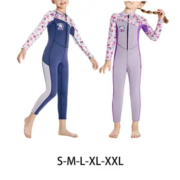 Детский гидрокостюм, купальный костюм из 2 мм неопрена, термокостюм, детский гидрокостюм для  10
