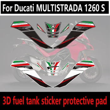 Для Ducati MULTISTRADA 1260 S 1260 S Наклейки-Накладки На Бак, Захваты Для Газа, Мазута, Комплект Защиты Колена  10
