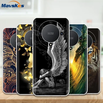 Для Honor Magic5 Lite Чехол Силиконовый Мягкий TPU Задняя Крышка Телефона Защитная Оболочка Для Huawei Magic 5 Light 5Lite 5G 6.67 