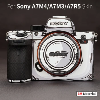 Для Sony A7iv Кожа A7M4 Кожа камеры A7R3 A7M3 A7R5 Кожа Против Царапин Защитная Наклейка Оберточная Бумага Кожа Без остатка клея 2D Кожа  4