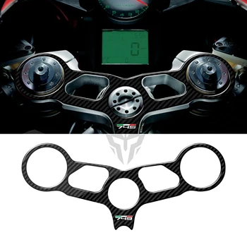 Для моделей Ducati 749 Верхняя накладка на бак с тройным коромыслом в 3D-карбоновом исполнении  1