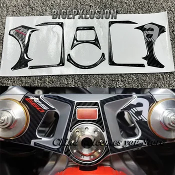 Для мотоцикла Apulia RS 660 2021 2022 3D углеродного волокна, верхняя вилка, коромысло, протектор, наклейка  4