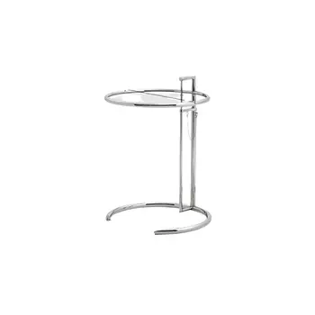 Журнальный столик в стиле минимализма из стали, Круглое стекло, скандинавская сторона, Современный журнальный столик в скандинавском стиле, консоль, центральный стол, Базовое оформление  5