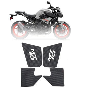 Защитная накладка для бака мотоцикла, наклейка, наклейка с газовым коленчатым захватом, тяговая накладка для бака Yamaha MT10 MT 10 MT-10 2016 - 2019  4