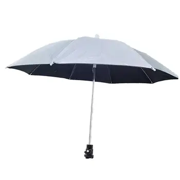 Зонт с горячим башмаком для камеры, зонт для фотосъемки с регулируемым углом наклона, переносной и простой в использовании зонт для камеры для фотосъемки в студии в дождливый день.  10