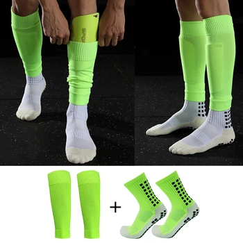комплект подходит для футбола для взрослых 1 высокоэластичный футбольный чехол для ног спортивный чехол для ног футбольные носки уличное защитное снаряжение  5