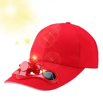 Крышка с солнечным вентилятором Вентиляционные шляпы для сохранения прохлады Бейсбольная кепка для вентилятора солнечной энергии Шляпа для гольфа Дышащая Защита от Солнца Велоспорт Лето На открытом воздухе  5