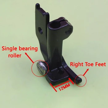 Лапка для швейной машины для отстрочки стоек, шагающая лапка для швов /окантовки, роликовая прижимная лапка  5