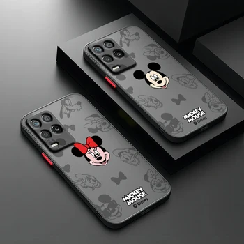 Логотип Minnie Mickey Mouse Для OPPO Realme Q5 C55 C33 C30S C31 C25Y S C21Y C20A C15 C11 Матовый Полупрозрачный Чехол Для Телефона  5