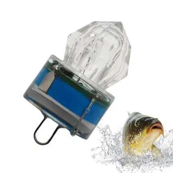 Мини-светодиодная Водонепроницаемая Рыболовная приманка, легкие Рыболовные приманки в форме ромба, Глубокое падение, Подводная Приманка для рыбы, Лампы для рыбалки  5