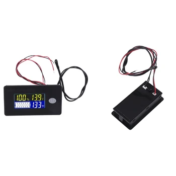 Монитор Цифровой тестер емкости измеритель температуры для автомобиля Прямая поставка  5