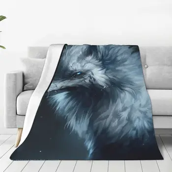 Мощное одеяло Wolf Brave, обеспечивающее зимнее тепло, Декоративные покрывала для кровати, долговечные по доступной цене  10