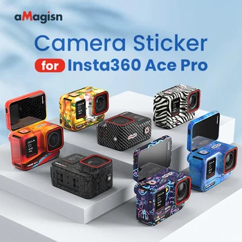 Наклейки на корпус камеры aMagisn, наклейка 3M, полное покрытие, аксессуары для спортивной камеры Insta360 Ace Pro  4
