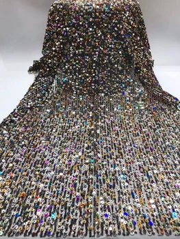 Новейший дизайн хлопчатобумажной вуалевой кружевной ткани с камнями для свадебного платья 2021 г. Высококачественная Африканская швейцарская вуалевая кружевная ткань  4