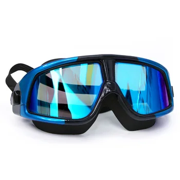 Новые Плавательные очки для близорукости в большой оправе Audlt HD с защитой от запотевания и ультрафиолета, не протекающие Плавательные очки Оптом (купить больше, дешевле цены за единицу)  5