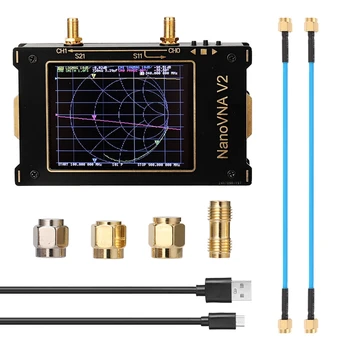 Новый Векторный Сетевой анализатор 3G с экраном 3,2 дюйма S-A-A-2 Nanovna V2 Антенный Анализатор Коротковолнового измерения HF VHF UHF Duplexer Filter  5