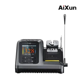 Оригинальная Паяльная Станция AIXUN Precision Intelligent Rework Tools Точный Контроль Температуры t320 При работе горячим Воздухом  5