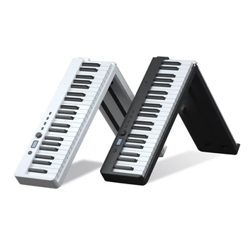 Портативная складная клавиатура электронного пианино, музыкальные игрушки, складное пианино оптом  5