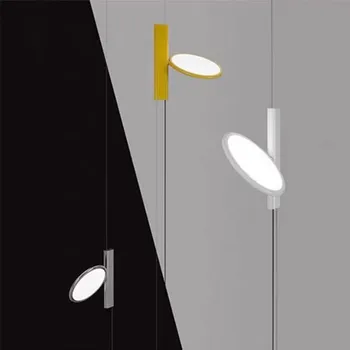 Постмодернистский белый подвесной светильник, дизайнерский светодиодный светильник для чтения OK, подвесной светильник в скандинавском стиле для гостиной, прикроватной тумбочки для спальни, освещения детской комнаты  4