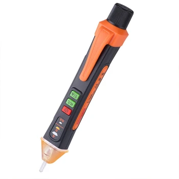 Ручка-детектор 367D, тестер проводов под напряжением, бесконтактный тестовый инструмент LCD  2