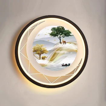 Свет, роскошный настенный светильник, фон для спальни, гостиной, Настенный светильник, Высококачественная китайская настенная лампа, Креативное украшение, Прикроватная лампа  4