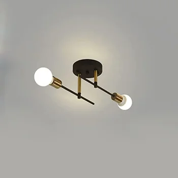Скандинавская комната Американская спальня Купольный светильник в прихожей По контракту и современный кабинет с минималистичными креативными железными светильниками  5