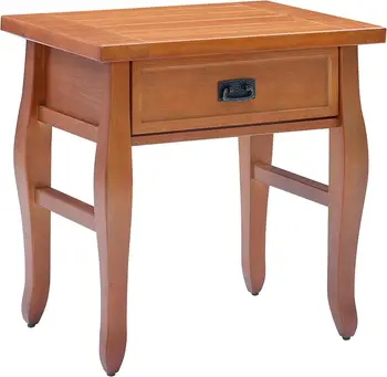 Торцевой столик Santa Fe с антикварной отделкой, Коричнево-коричневый Торцевой столик, 17,99 