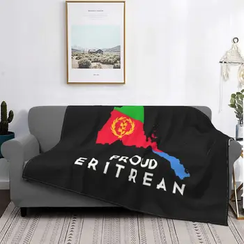 Флисовое одеяло с гордым Эритрейским флагом, теплые Фланелевые одеяла для спальни, офисного дивана, одеяло  10