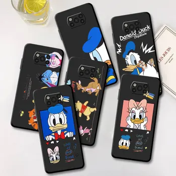 Чехол Donald Duck Mickey Для Xiaomi Mi Poco Poco X3 NFC X4 Pro Mi 11 Lite 11T 12 10T 9T 13 Note 10 Мягкая Задняя Крышка Телефона  5
